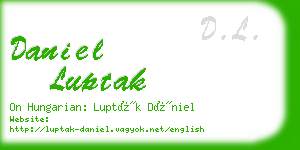 daniel luptak business card